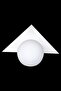 White Triangle Sconce