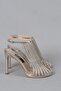 SELECT 615 SPECIAL MANUFACTURING HEEL EVENING SHOE (11 cm) SILVER - 3
