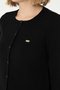 Women's Black Basic Knitwear Cardigan 50288996 -Vr046 - 7