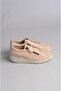 Select n311 genuine leather heel women's shoe beige - 3