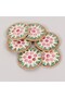 Muteber Rattan 6-Piece Pearlescent Coaster - 2