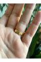 Fan Model Baguette and Zircon Stone Ring - Adjustable Women's Ring - Gift - 3