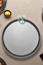 2 Pieces 28cm Perforated Pizza Tray Lahmacun Pita Tray 28 cm 2 Pieces Steel Pizza Tray - 2