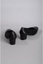 Ebru 7097 genuine leather comfort women's heel shoes black - 4