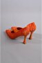 Select 754 transparent detail stiletto (9cm) orange - 5
