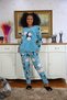 Fashion Line Welsoft Fleece Women's Pajama Set 8501
