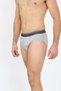 Moda Çizgi Men's Cotton 3-Piece Black Navy Gray Lycra Slip - 4