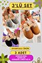 3 Pack Women's Winter Slippers Daily House Slippers Guest Dowry Bundle Bride 3-Piece Slipper Set