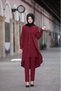Dilay Double Set Claret Red 5320 - 4