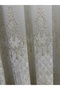 Lal Gold Detailled 2843 1/3 Fine Plied Tulle Curtain Apm - 3