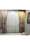 Lal Gold Detailled 2843 1/3 Fine Plied Tulle Curtain Apm