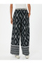 Black Women's Wide Leg Pants - 4