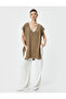 Side Tied Sleeveless V-Neck Long Knitwear Sweater - 2