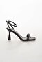 Women's Summer Heeled Shoes Black