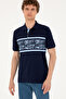Men's Regular Fit Polo Neck Navy Blue T-Shirt 50287101-Vr033 - 3