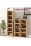 Wooden Storage Display Shelves 4-Tier Freestanding, Box Shelves, Light Imperia - 3
