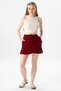 Ada Şile Cloth Summer Shorts Skirt Claret Red Brd - 3