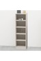 Wooden Storage Display Shelves 5-Tier Freestanding, Light Grey - 6