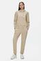 Jules Dark Beige Comfortable Cotton Embroidered Standard Fit Women's Sweatpants - 2
