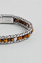 Tiger Eye Stone Steel Men's Bracelet - 2