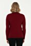 Women's Burgundy Basic Sweater Eli̇fsu Buti̇khome Tr - 5
