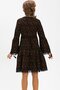 Long Sleeve Selective Flannel Short Autumn and Winter Dress Crisp Pattern Black Syh - 2