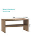 2-Tier Stackable Shoe Rack, Wooden 2-Shelf Shoe Shoes , Light Imperia - 2