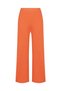 Organic Cotton Linen Blended Orange Knitwear Trousers - 6