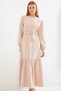 2483 Rochie Lungime - Crem - 2