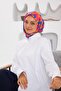 Relax Geometirk Venus Soft Scarf Yellowish Pink 1137-02 - 2