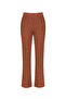 Cinnamon Color Knitwear Trousers with Slit Detail - 8