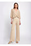 Summer Thin Beige Knitwear Trousers - 5