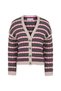 Organic Cotton Blended Green Ecru Knitwear Cardigan - 8