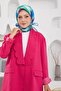 وشاح ناعم بتصميم هندسي من ريلاكس أزرق سماوي 1139-06