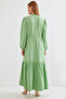 2483 Long Length Dress - Green - 6