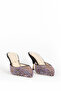 Women's Pointed Toe Rhinestone Embellished Slipper & Shoes PL 984147 Black - 5