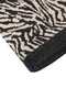 Zebra Patterned Anthracite Blanket - 3