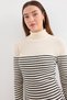 15893 Striped Long Knit Dress - Ecru - 4
