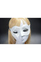 Ramia Premium |   White Color Masquerade Costume Party Venetian Ball Mask |   Tg-Ty-2026 - 2
