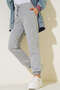 Unisex Jogger Leg Gray Winter Cotton Tracksuit