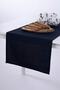 Linen Runner Stain Resistant Fabric Navy Blue 40x140 - 2