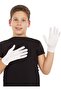 White Color Children's Boy Lycra Pantomime Gloves