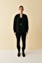 Women's Black Cardigan - 2