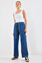 6469 Wide Leg Jeans Trousers - Dark Blue - 2