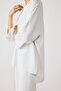 Women's - White Shirt Collar Sweater - 3
