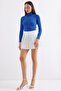 10311 Turtleneck Knitwear Sweater - Cobalt Blue - 2