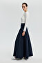 A-LINE SKIRT WITH POCKET DETAIL - 4