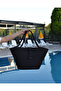Jute Buttoned Women's Beach Bag Accessory Daily Casual Bag Natural Handmade Stylish Bag