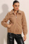5175 Oversize Boucle Jacket - Biscuit - 3
