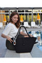 Jute Buttoned Women's Beach Bag Accessory Daily Casual Bag Natural Handmade Stylish Bag - 3